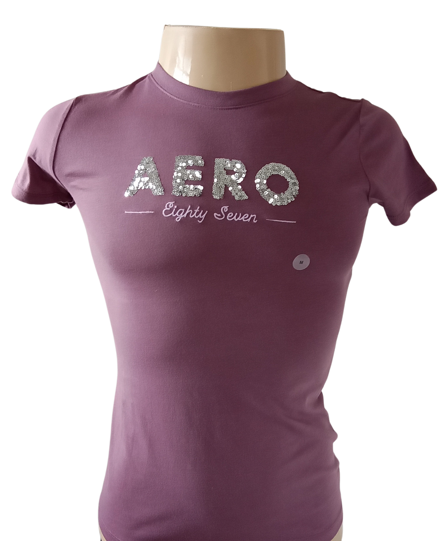 Camiseta Manga Curta Feminino Bordada Aeropostale
