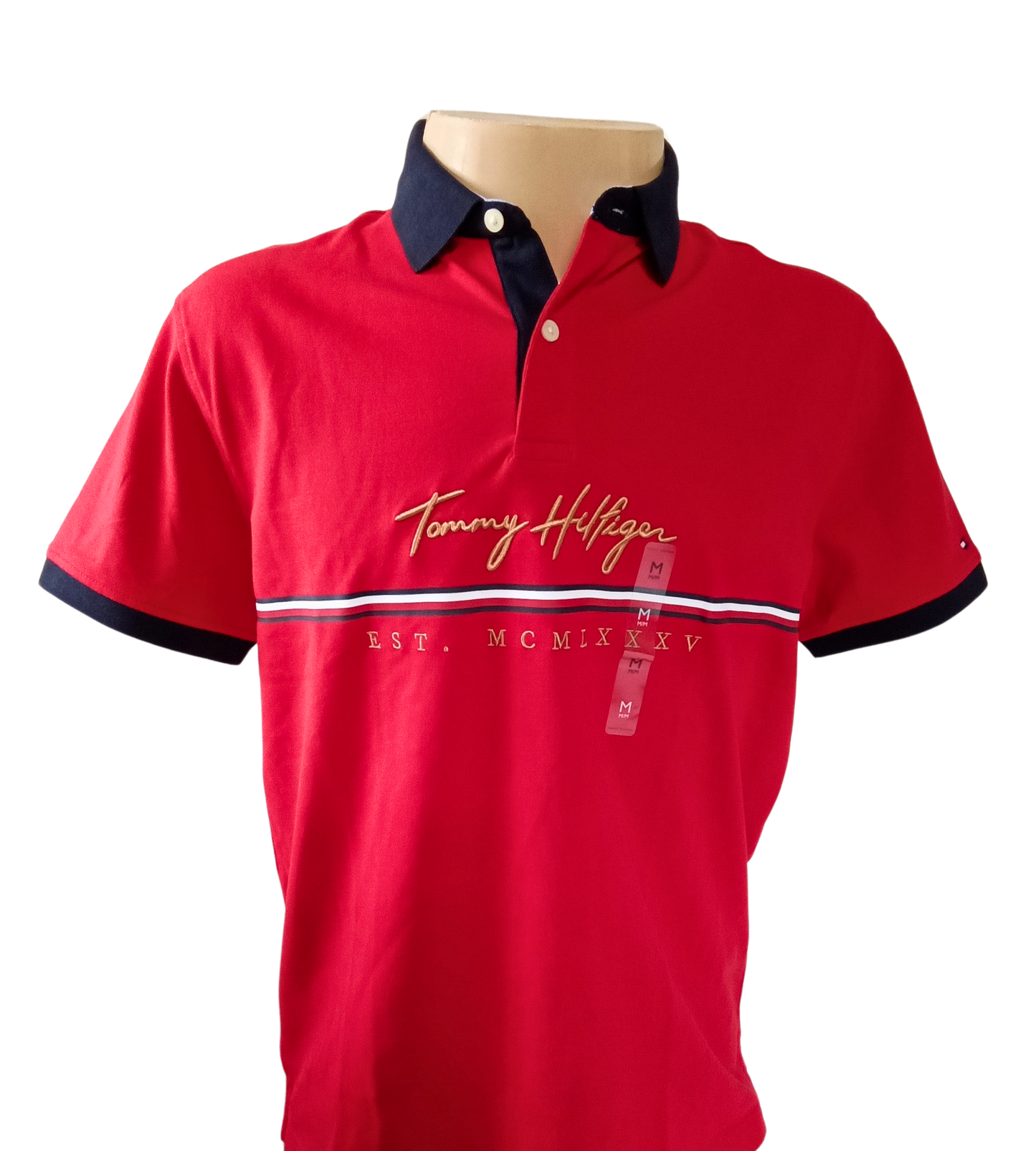 Polo Logo Monotype Regular Fit Masculino Tommy Hilfiger