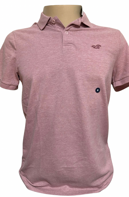 Polo Logo Regular Fit Masculino Hollister